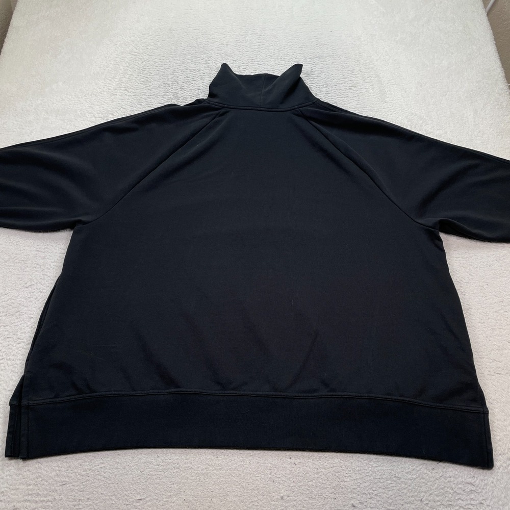 Nike Get Fit Thermal Fleece Cowl Neck Pullover Women's Size 3XL CZ6451 Black - Picture 8 of 8